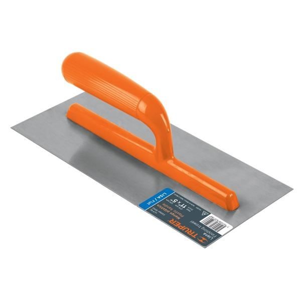  Plancha de Empastar Lisas 11 x 5 Pulgadas, Uso Profesional, 6 Remaches Mango de Plastico, LLP-6L 15412 Truper 9.576271 Plancha 