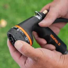  Pistola de Riego 8 Funciones Metalica Resorte inoxidable, Clip par Flujo continuo, PR-208 18477 Truper 16.949153 Pistola de Rie