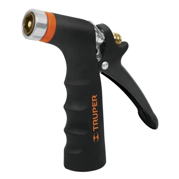  Pistola de Riego 2 Funciones Metalica Resorte inoxidable, Clip par Flujo continuo, PR-201 18475 Truper 14.915254 Pistola de Rie