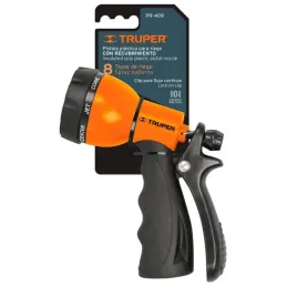  Pistola de Riego 8 Funciones Plastica con Recubrimiento Truper 18482 8.898305 Pistola de Riego 9 Funciones Plastica Resorte ino