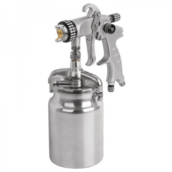  Pistolas de Pinturas Succion 1000ml HVLP T1.4mm 3Control A24-28cm Automotriz Pro, PIPI-340X 14030 Truper 204.237288 Pistola de 