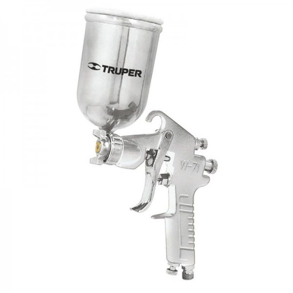  Pistolas de Pinturas Gravedad 400ml LVMP T2mm VA A18-25cm, PIPI-422 Truper 13060 45.762712 Pistola de Pintura Gravedad Vaso 0.4