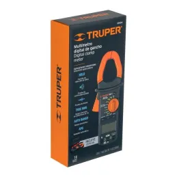 Pinza Amperimetrica Digital 600V 400A, Corriente Voltaje Resistencia Temperatura, MUT-202 10404 Truper 104.237288 Pinza Amperim Pinza Amperimetrica Digital 600V 400A, Corriente Voltaje Resistencia Temperatura, MUT-202 10404 Truper 104.237288 Pinza Amperim