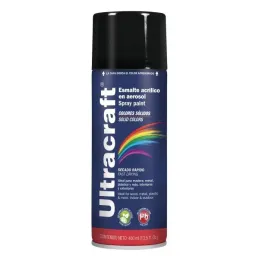  Pintura en Spray Ultracraft Negro Mate, 400ml, secado rapido libre de Plomo, PA-NM-U 40034 Truper 4.152542 Pintura en Spray Ult