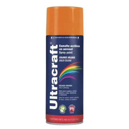  Pintura en Spray Ultracraft Caterpillar, 400ml, secado rapido libre de Plomo, PA-CA-U 40040 Truper 4.152542 Pintura en Spray Ul