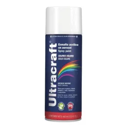  Pintura en Spray Ultracraft Blanco Brillante, 400ml, secado rapido libre de Plomo, PA-BB-U 40022 Truper 4.152542 Pintura en Spr