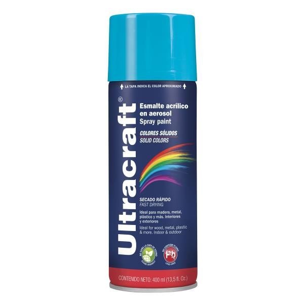  Pintura en Spray Ultracraft Azul Honda, 400ml, secado rapido libre de Plomo, PA-AO-U 40029 Truper 4.152542 Pintura en Spray Ult