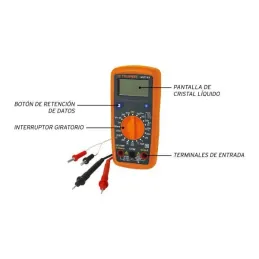  Multitester Digital, MUT-33 10401 Truper 41.525424 Multitester Digital, MUT-33 10401 Truper

Hold función de retención de datos
