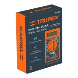  Multitester Ditital Escolar, MUT-830 10400 Truper 19.491525 Multitester Ditital Escolar, MUT-830 10400 Truper


Prueba de diodo