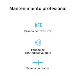  Multitester Ditital Escolar, MUT-830 10400 Truper 19.491525 Multitester Ditital Escolar, MUT-830 10400 Truper


Prueba de diodo