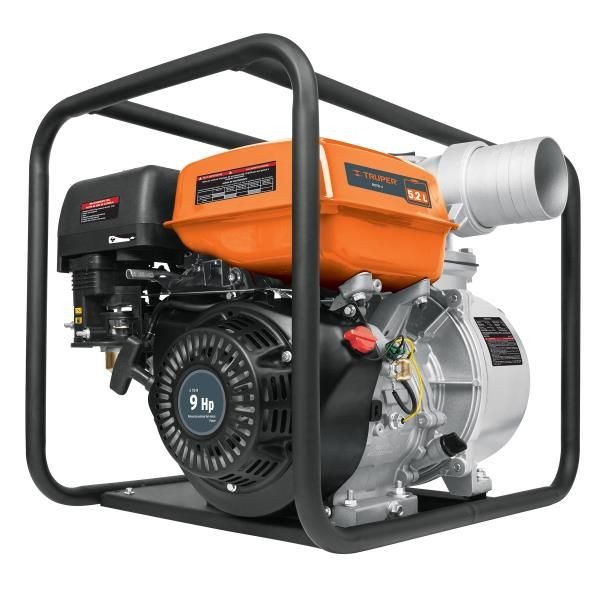  Motobombas 4" 9HP 1500L Motor Gasolina 270cc 4T 25m Truper 17118 1261.016949 Motobomba 4" 9HP de Salida 1,500 L/min, Motor 4 ti