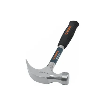  Martillos 16oz Cabeza Americana C28mm Ucurva MTubular13" Truper 16700 21.186441 Martillo 16oz Uña curva Pulidos Tubular Boca1-1