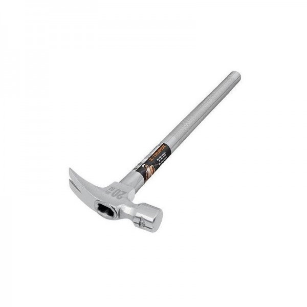  Martillos 20oz Cabeza Conica C29mm Ucurva MTubular19" Truper 11175 20.338983 Martillo Pulido uña curva Cabeza Conica 20oz, Cara