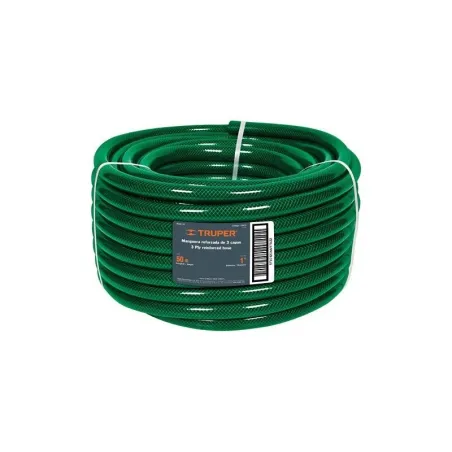  Mangueras 1" x50m 3Capas Reforzadas Truper 19857 224.576271 Manguera Reforzadas 3 CAPAS 1" Espesor 3.4mm, Pres Max Reventar 199