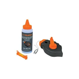  Tiralinea Plastico 30m, con repuesto y nivel, bobinado rapido, Incluye Bote de Gis, TL-50 18574 Truper 10.677966 Tiralinea Plas