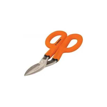  Tijera para Hojalatero Angulada 10", en acero al carbono, mango vinil acoginado, TH-10C 18523 Truper 28.813559 Tijera para Hoja