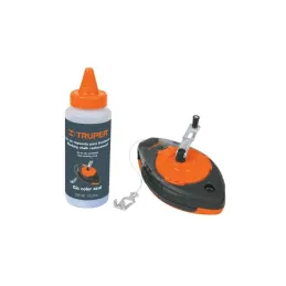  Tiralinea Plastico 30m, con repuesto, bobinado rapido, Incluye Bote de Gis, TL-100 18575 Truper 23.728814 Tiralinea Plastico 30