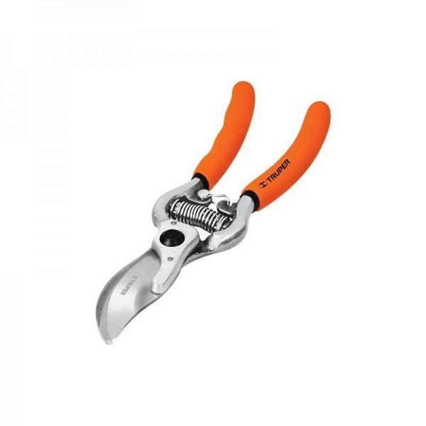  Tijera de Poda Forjada 8", cuchillas de paso acero templado, Corte 3/4, T-67 18460 Truper 14.915254 Tijera de Poda Forjada 8", 