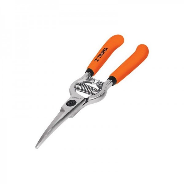  Tijera de Poda Forjada 8", cuchillas curva acero al medio carbono, Corte 5/16, Para UVA, T-24 18457 Truper 14.237288 Tijera de 