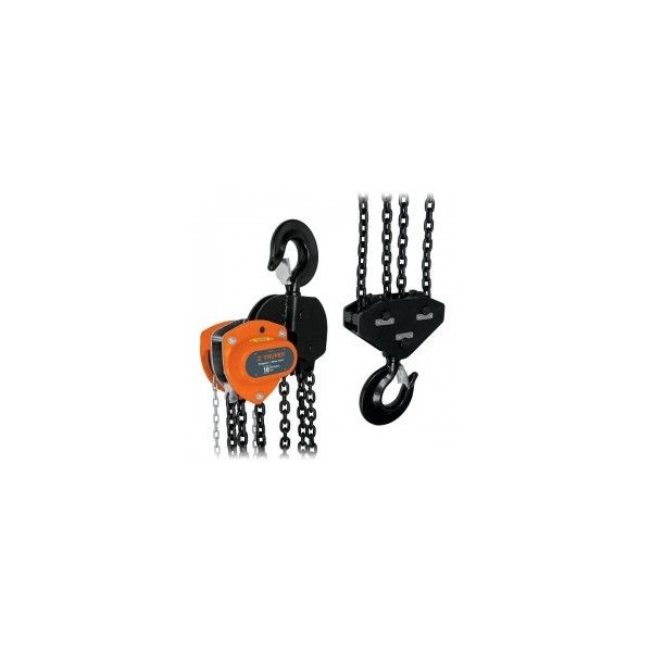  Tecle Industrial 10 Toneladas, Doble Trinquete, Mecanismo de triple engranaje, Peso 68kg, POL-10 16829 Truper 1535.59322 Tecle 