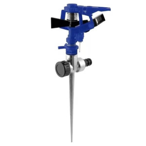 Aspersor Riego 3/4 Plástico 1 Vía Estaca de Metal Toolcraft TC1876