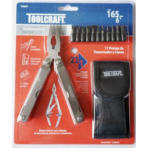 Alicates Multiherramientas 23 en 1 Multi-Tool 6" Toolcraft TC0667