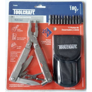 Alicates Multiherramientas 25 en 1 Multi-Tool 7" Toolcraft TC0666