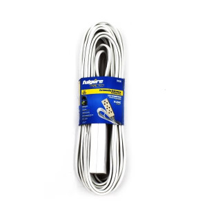 Extension Electrica 10M 15A 3Tomas Uso Domestico Blanco Fulgore FP0108