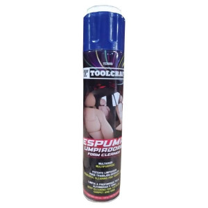 Espuma Limpiadora Tapiceria 650ml con Cepillo de Llantas Toolcraft TC5815