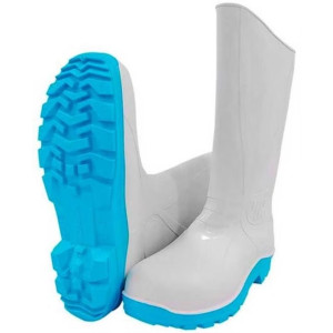Botas de Caucho Talla 43 Sanitaria Blanca de Hule N29 Toolcraft TC5174
