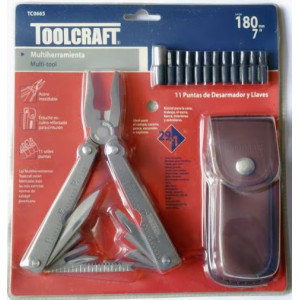 Alicates Multiherramientas 29 en 1 Multi-Tool 7" Toolcraft TC0665