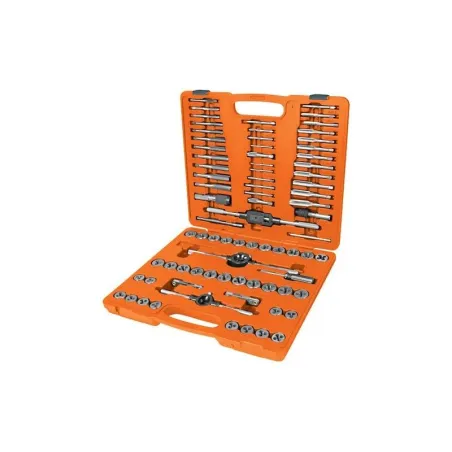  Machos y Tarrajas Juego de 76 Piezas en MM y Pulgadas en acero al cromo, J-MATA-76 12443 Truper 189.830508 Machos y Tarrajas Ju