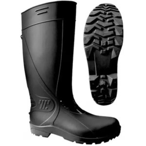 Botas de Caucho Talla 40 Jardinera Negra de Hule N26 Toolcraft TC5164
