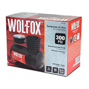 Mini Compresor Aire 300PSI para Autos con Adaptador Wolfox WF1011