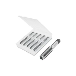  Machos 1/8" x40h NC RoscaStandar UNC AceroHSS Truper 11415 5.423729 Machos 1/8" x40, 1Pieza, 3Canales Cuerda STD, Acero de Alta