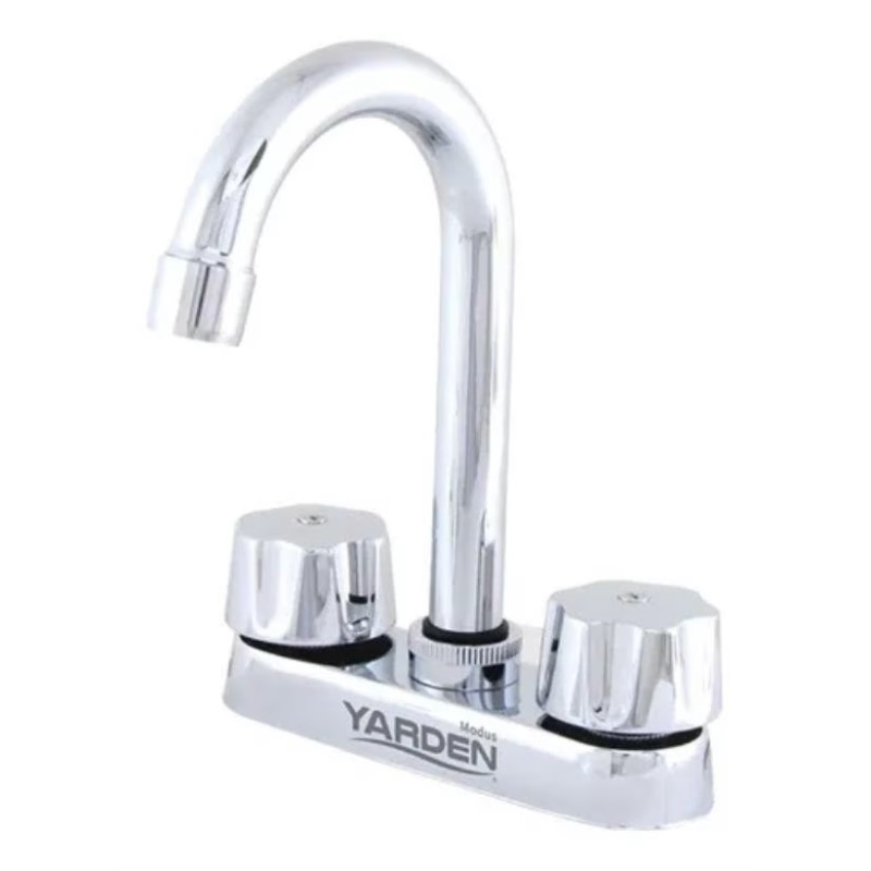 Mezcladora para Lavadero 4" Cuello Bar Maneral Puntos Yarden YD0007