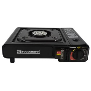 Cocina Estufa de Gas Portatil Encendido Electronico para Campamento Toolcraft TC4615