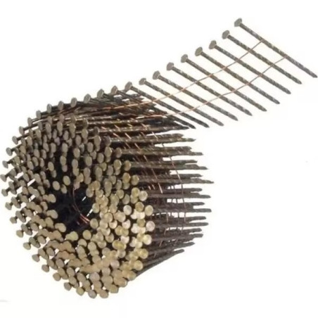 Clavos Calibre 12  Largo 1 3/4" Clavadora Neumatica 30Rollos ToolCraft TC5326