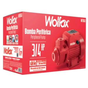 Bomba de Agua Periferica 1" 0.75HP A45m P8m 220V Wolfox WF0848