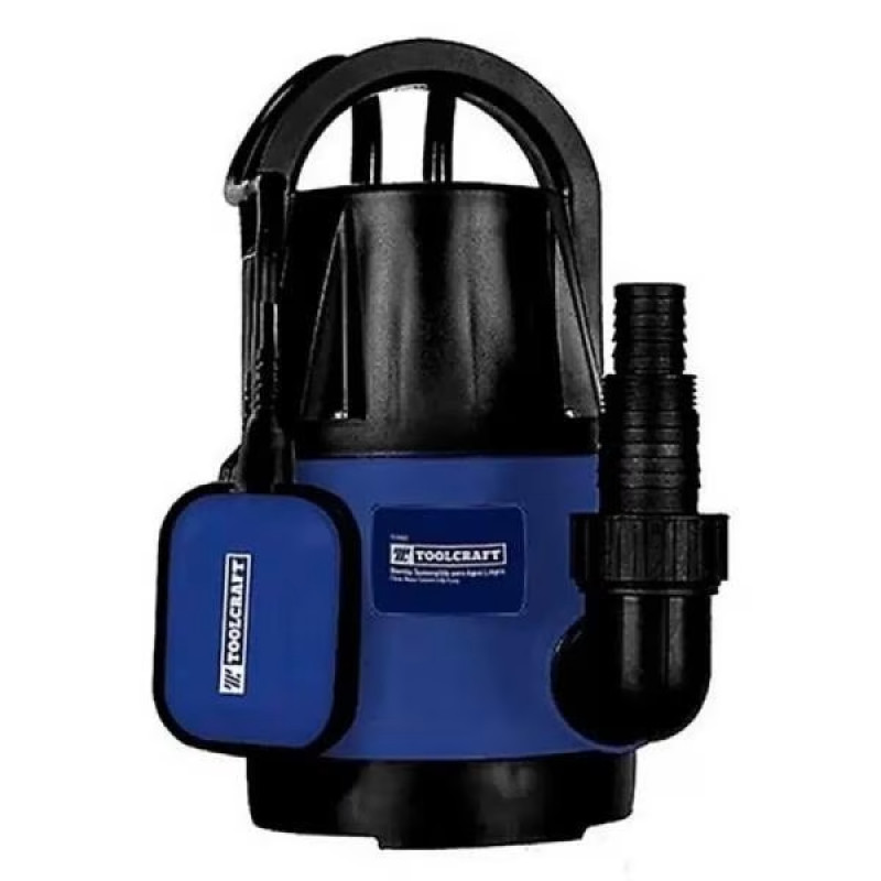 Bomba Sumergible 1HP 10m Para Agua Limpia Toolcraft TC4106