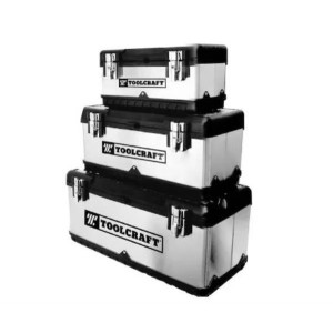 Cajas de Herramientas Set 3Piezas Metalica  con Estructura de Plastico Toolcraft TC4042