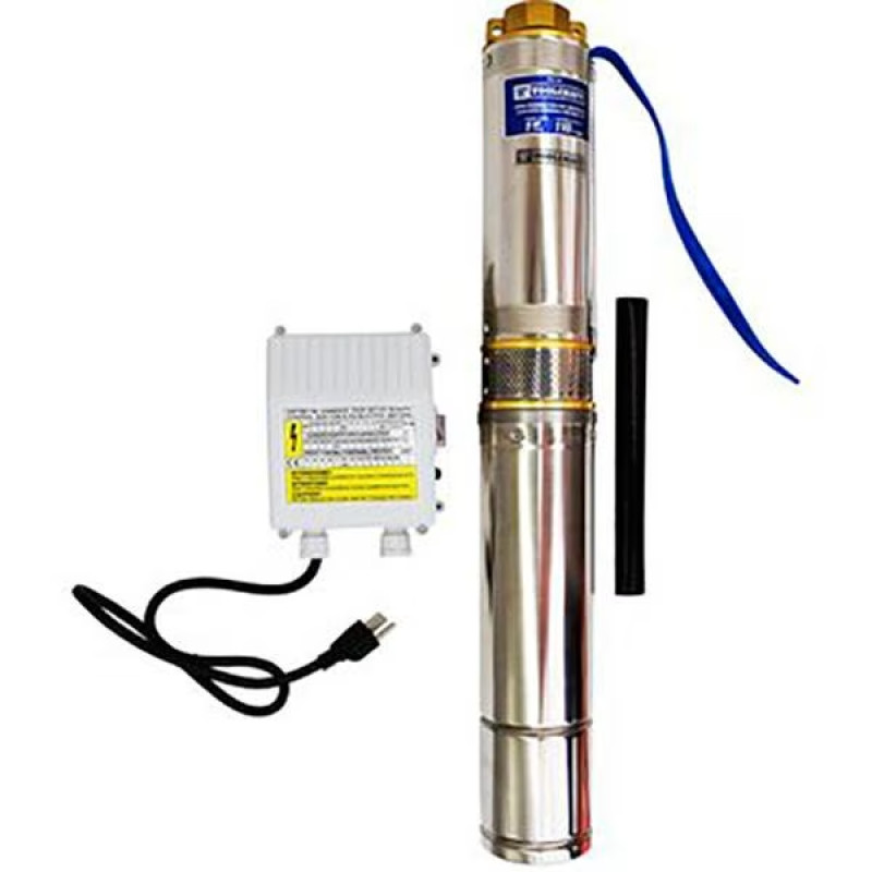 Bomba de Agua Sumergible 2" 2HP A96m P40m Bala Inox 220V ToolCraft TC5741