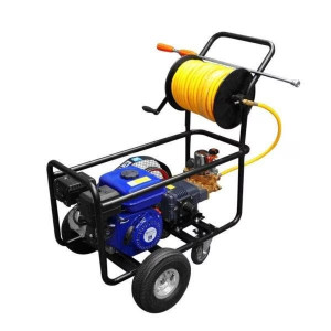 Fumigador a Motor 6.5HP 196cc Parihuela Manguera50m Gasolina  4Tiempos Toolcraft TC5344