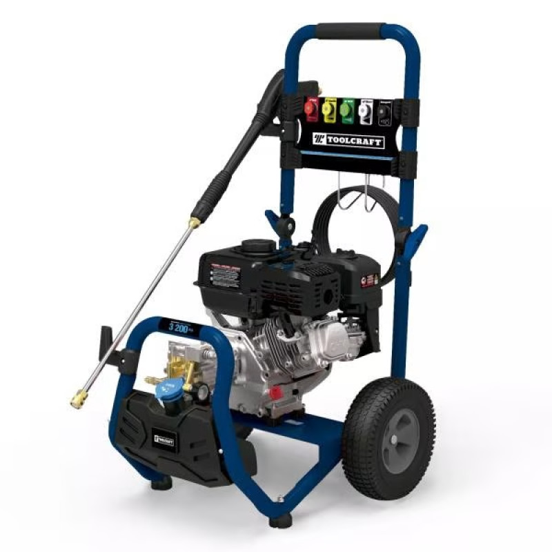 Hidrolavadora a Gasolina 7.5HP 3200PSI Motor 4T Toolcraft TC5893