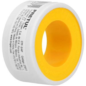Teflon Sella Roscas 3/4" x7m E0.065mm sellar y prevenir fugas Pretul 27011