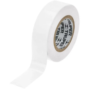 Cinta Aislantes 19mm x9m Blanco acrilico E0.18mm Flexible Encogible Truper 13515
