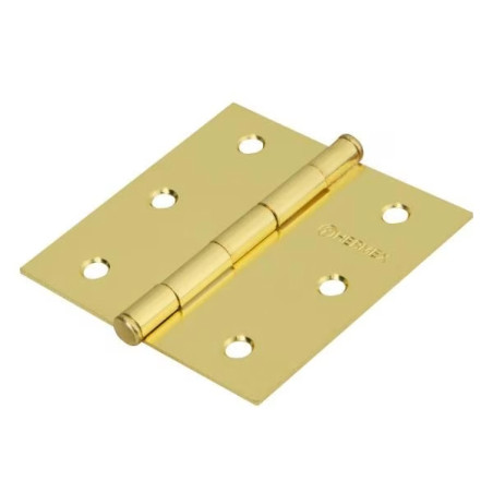 Bisagras cuadrada 3" Acero Dorado x20u Capuchina Cplana 1.4mm Hermex 28800