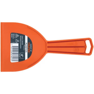 Espatula Plastica 4" Resistente a Solventes Ligeras Y flexible, en Polipropileno, ET-4P 14445 Truper