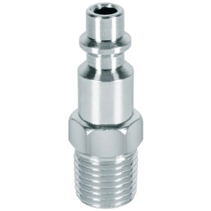 Conector Rapido de Acero Cromado Macho, Cuerda 1/4 NPT, CORAL-MA-1/4P 27023 Pretul