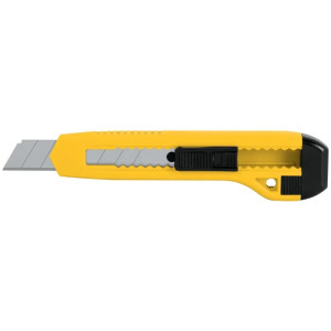Cutter 6" 18mm Plastico 1Navaja de Acero, Pretul CUT-6P 22405